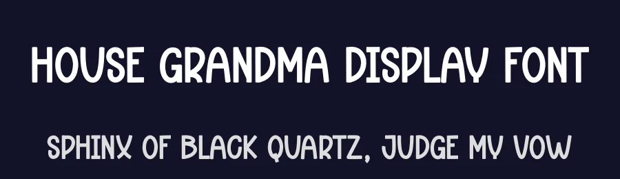 House Grandma Display Font by andikastudio — Script Handwritten Font — thumbnail 2