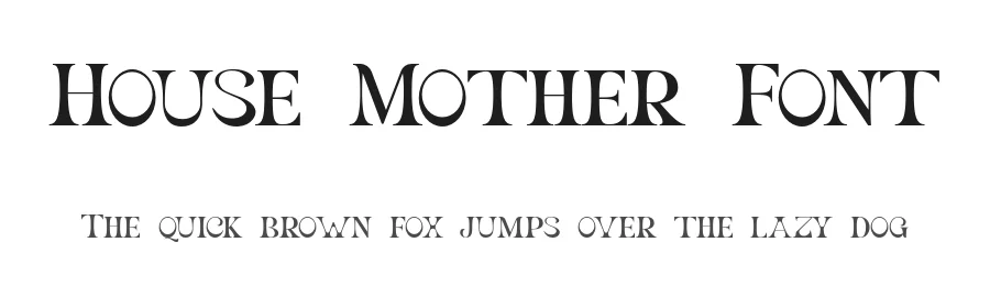House Mother Font by UICreative β Display Font