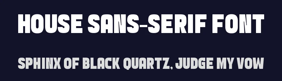 House Sans-Serif Font by Almairatype — Display Font — thumbnail 2