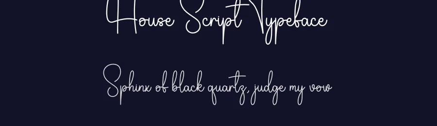 House Script Typeface by creativeletter — Script Handwritten Font — thumbnail 2