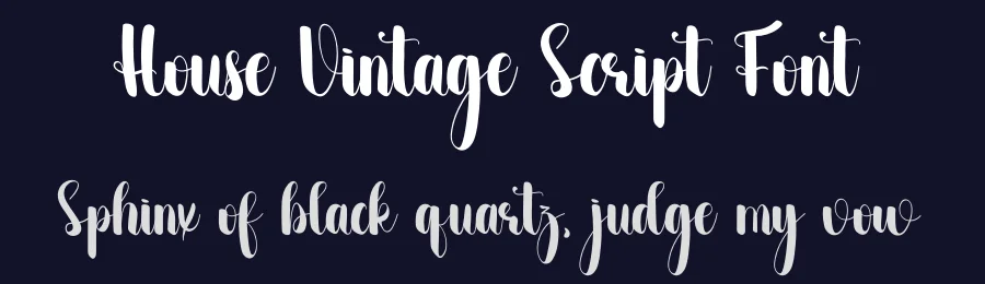 House Vintage Script Font by inermediaSTUDIO — Script Handwritten Font — thumbnail 2