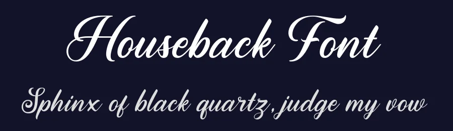 Houseback Font by Wacaksara Co. — Decorative Font — thumbnail 2