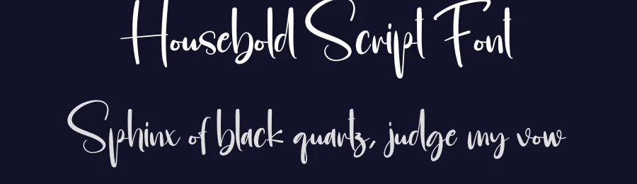 Housebold Script Font by creativeletter — Script Handwritten Font — thumbnail 2
