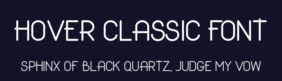 Hover Classic Font by Evita Vilaka — Decorative Font — thumbnail 2