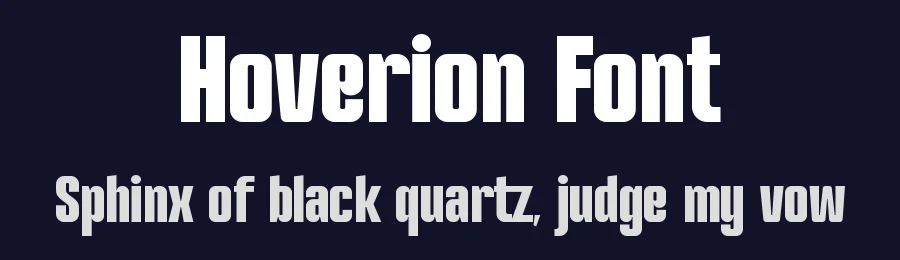 Hoverion Font by Variatype — Sans Serif Font — thumbnail 2