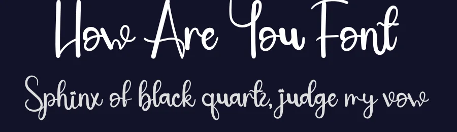 How Are You Font by andikastudio — Script Handwritten Font — thumbnail 2