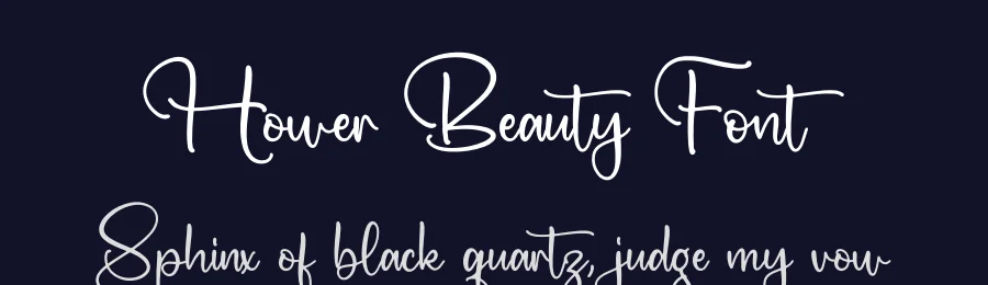 Hower Beauty Font by letterfabric — Script Handwritten Font — thumbnail 2