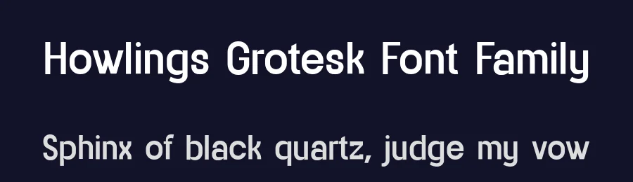 Howlings Grotesk Font Family by UICreative — Decorative Font — thumbnail 2