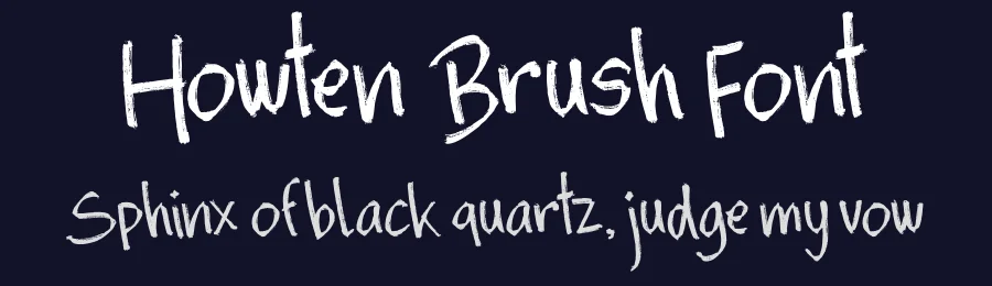 Howten Brush Font by MooneseyeType — Script Handwritten Font — thumbnail 2