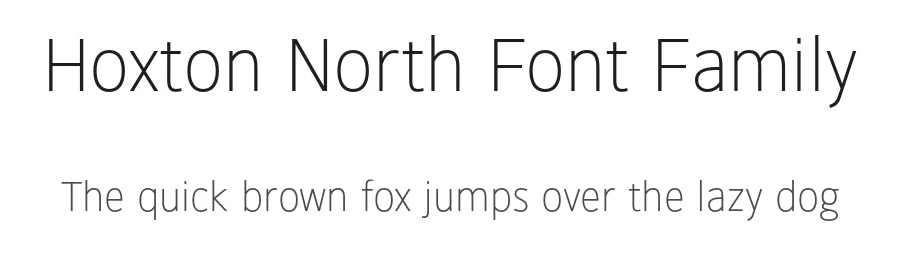 Hoxton North Font Family by The Northern Block — Sans Serif Font