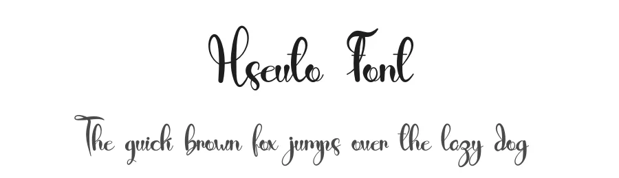 Hseuto Font by fahmistudio99 — Script Handwritten Font