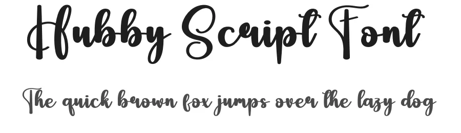 Hubby Script Font by andikastudio — Script Handwritten Font