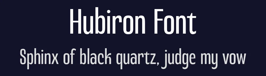 Hubiron Font by Letterhend Studio — Sans Serif Font — thumbnail 2