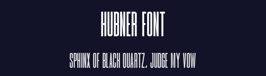 Hubner Font by Craftedtype — Decorative Font — thumbnail 2