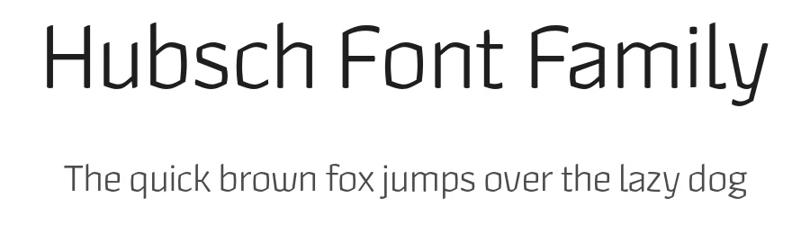 Hubsch Font Family by The Northern Block — Display Font