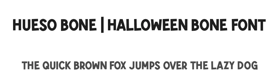 Hueso Bone | Halloween Bone Font by Denustudios — Decorative Font
