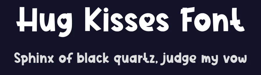 Hug Kisses Font by Nadiratype — Display Font — thumbnail 2
