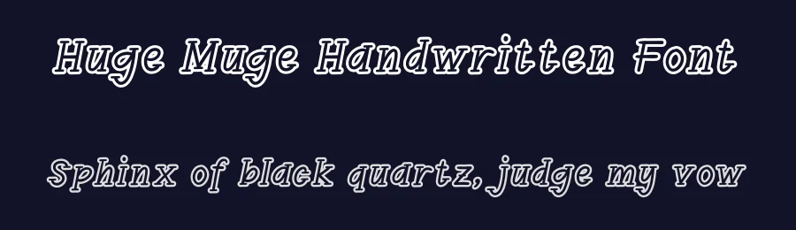 Huge Muge Handwritten Font by andikastudio — Script Handwritten Font — thumbnail 2