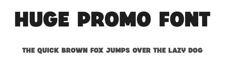 Huge Promo Font by Sensatype Studio — Sans Serif Font