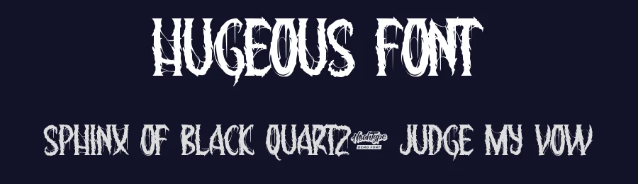 Hugeous Font by noahtype — Decorative Font — thumbnail 2