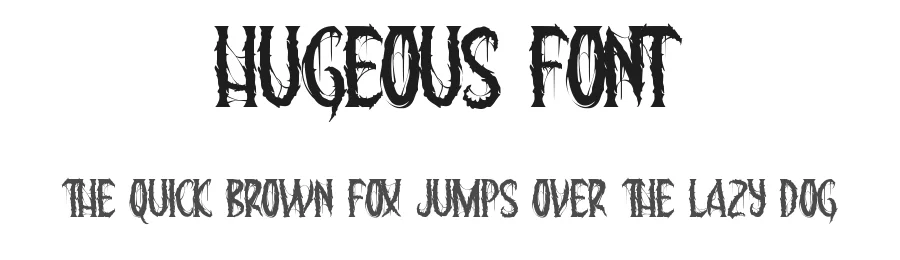 Hugeous Font by noahtype — Decorative Font