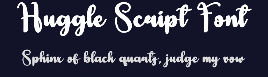 Huggle Script Font by creativeletter — Script Handwritten Font — thumbnail 2