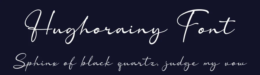 Hughorainy Font by Denustudios — Script Handwritten Font — thumbnail 2