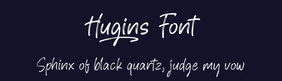 Hugins Font by AesthericaStudio — Script Handwritten Font — thumbnail 2