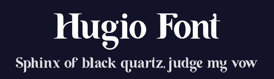 Hugio Font by Rockboy Studio — Decorative Font — thumbnail 2