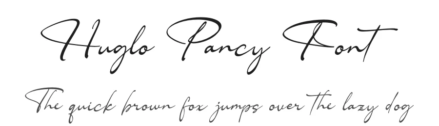 Huglo Pancy Font by Denustudios — Script Handwritten Font