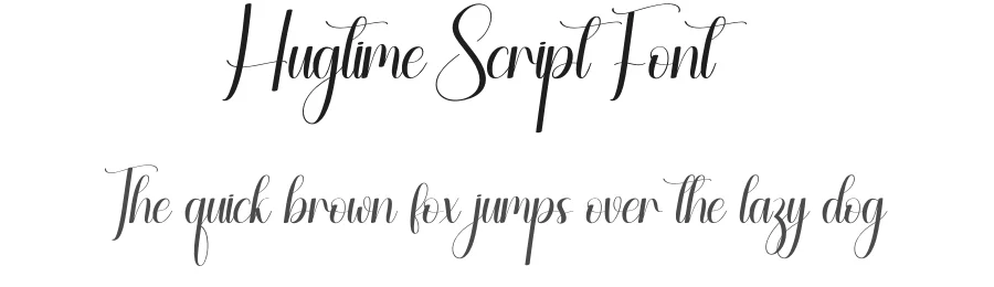 Hugtime Script Font by creativeletter — Script Handwritten Font