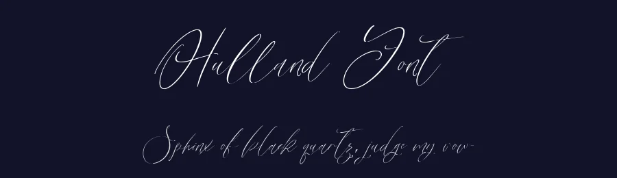 Hulland Font by metafontsy — Script Handwritten Font — thumbnail 2