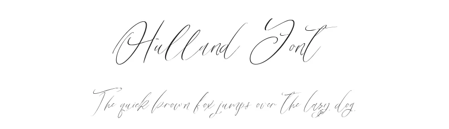 Hulland Font by metafontsy — Script Handwritten Font