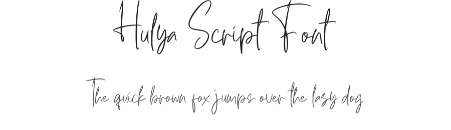 Hulya Script Font by afkaristudio — Script Handwritten Font