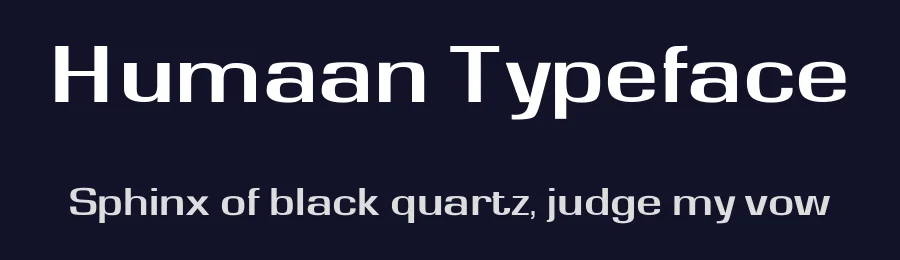 Humaan Typeface by Rutger Groothedde — Sans Serif Font — thumbnail 2