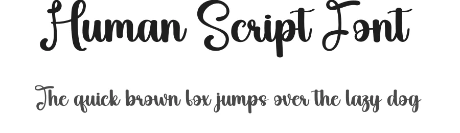 Human Script Font by andikastudio — Script Handwritten Font