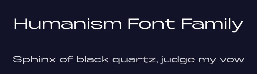 Humanism Font Family by Prominent and Affluent — Sans Serif Font — thumbnail 2
