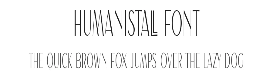 Humanistall Font by mhdafifersya — Sans Serif Font