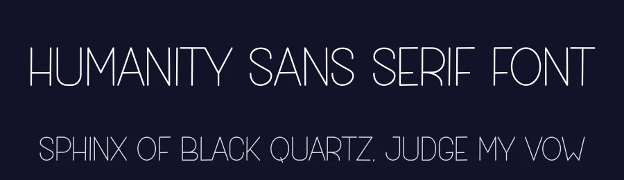 Humanity Sans Serif Font by freshtypeink — Display Font — thumbnail 2