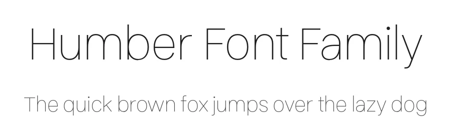 Humber Font Family by Fettle Foundry — Sans Serif Font