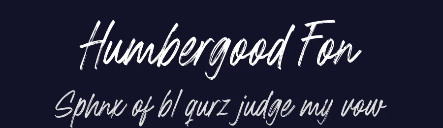 Humbergood Font by didiksaputra — Script Handwritten Font — thumbnail 2