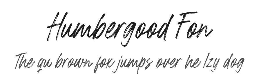 Humbergood Font by didiksaputra โ Script Handwritten Font