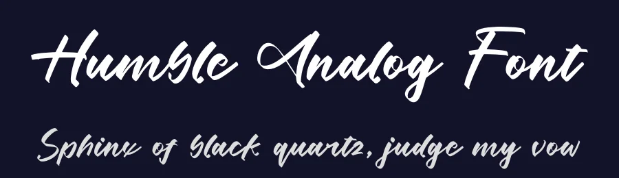 Humble Analog Font by stylishtype.co — Script Handwritten Font — thumbnail 2