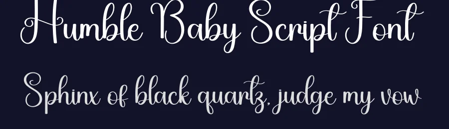 Humble Baby Script Font by creativeletter — Script Handwritten Font — thumbnail 2