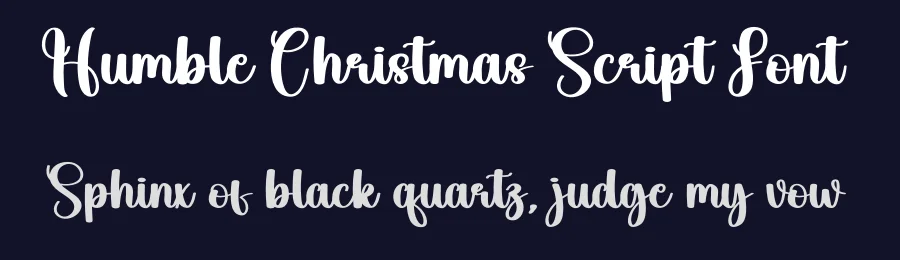 Humble Christmas Script Font by creativeletter — Script Handwritten Font — thumbnail 2