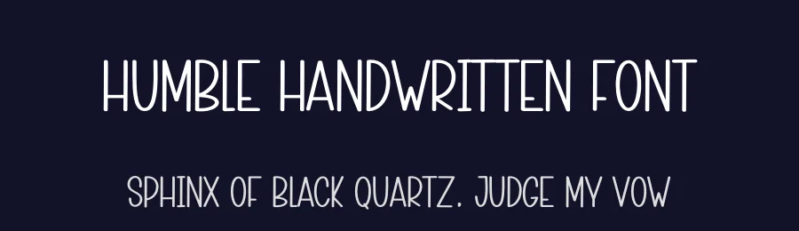Humble Handwritten Font by andikastudio — Display Font — thumbnail 2