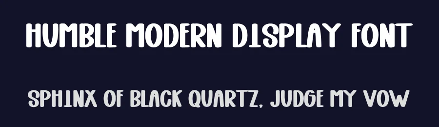 Humble Modern Display Font by inermediaSTUDIO — Display Font — thumbnail 2