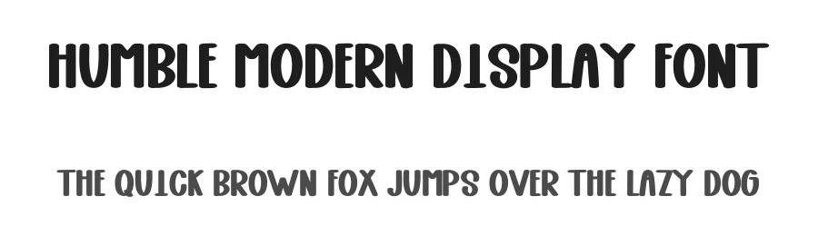 Humble Modern Display Font by inermediaSTUDIO — Display Font