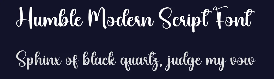 Humble Modern Script Font by creativeletter — Script Handwritten Font — thumbnail 2