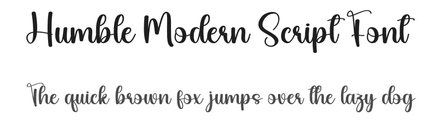 Humble Modern Script Font by creativeletter — Script Handwritten Font